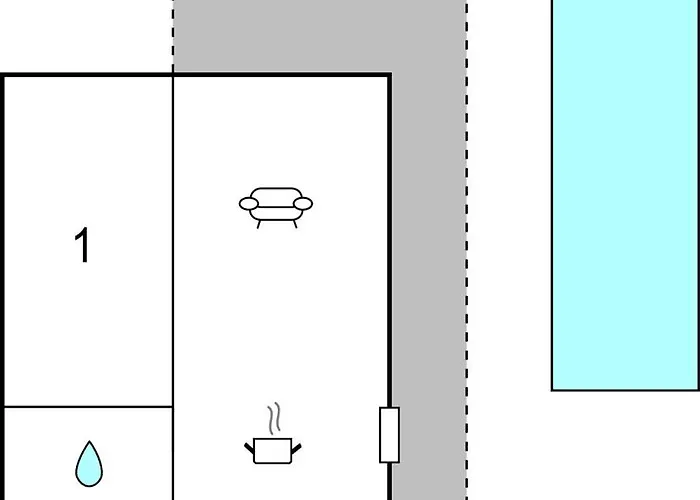 1 Bedroom Awesome In 아파트